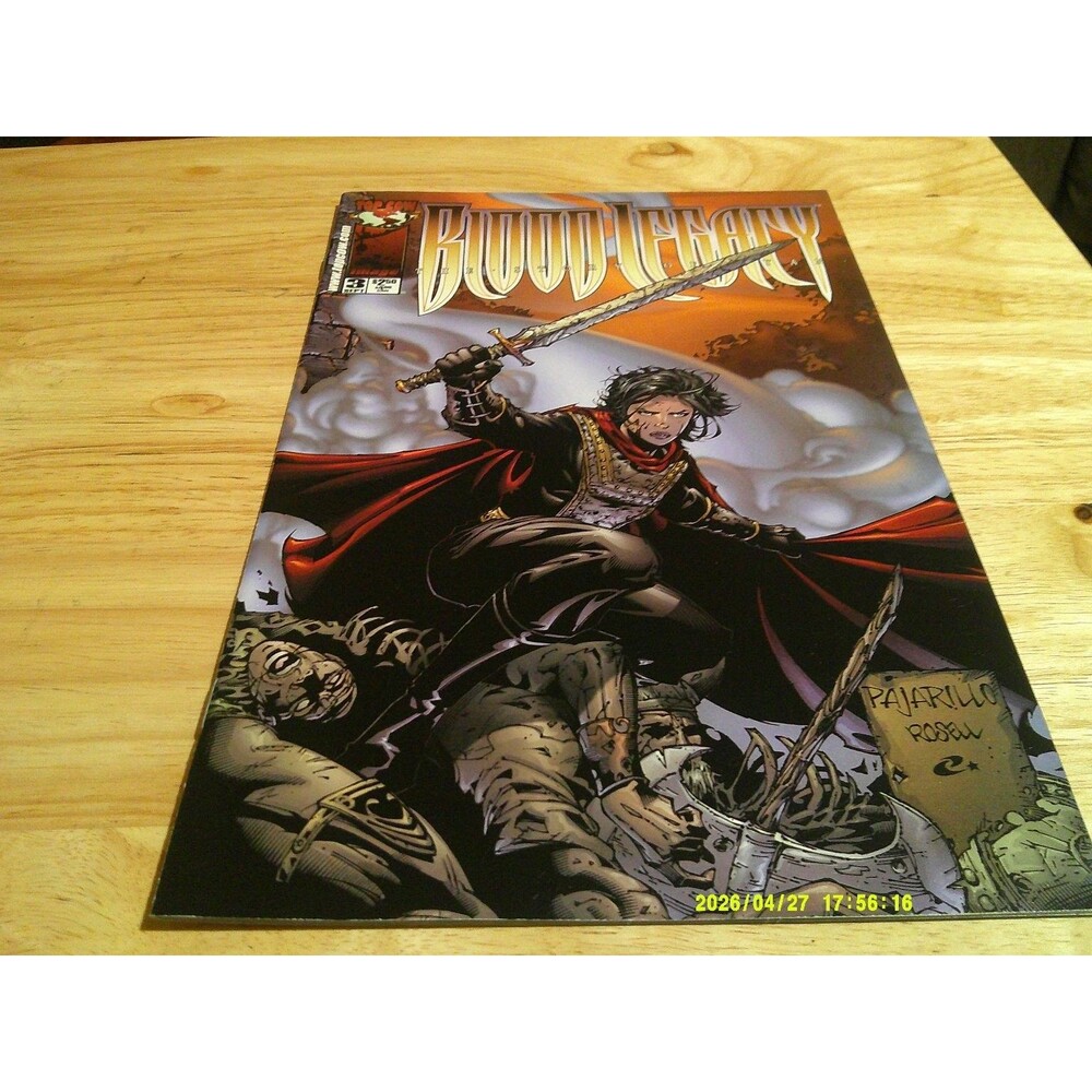 Blood Legacy #3 (Sept 2000) Top Cow Image Comics Ryan Vol First Printing